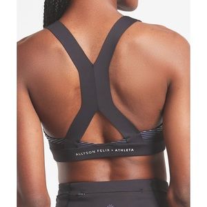 Allyson Felix x Athleta Collab Ultimate Legend Medieval Violet Sports Bra NWOT
